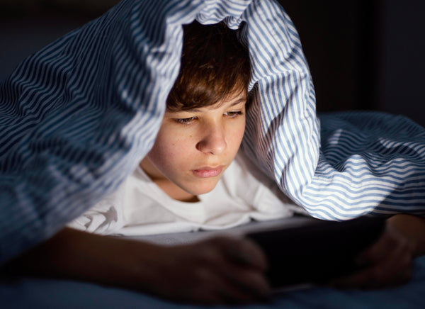 luz azul: dificuldade para dormir