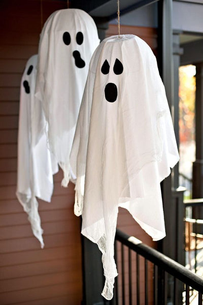 Dicas de decoração de halloween: fantasmas