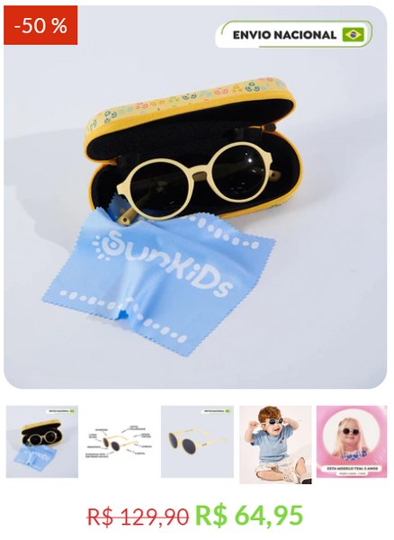 Óculos SunKids Solaris - Black Friday SunKids