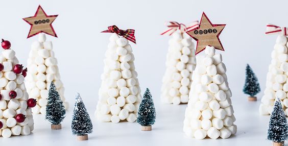 receita: árvore de marshmallow