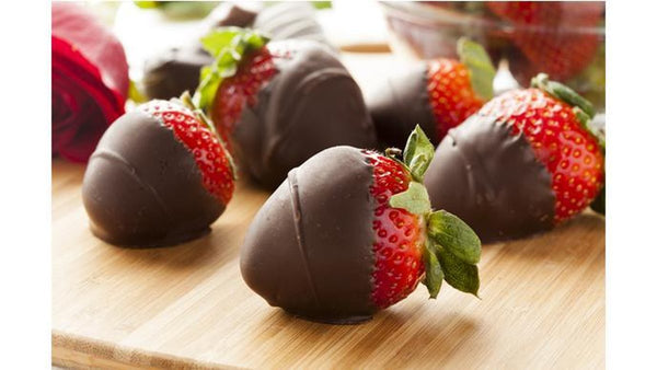 Receitas de natal: morangos ao chocolate