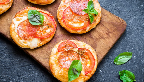 receitas fáceis de natal: mini pizzas
