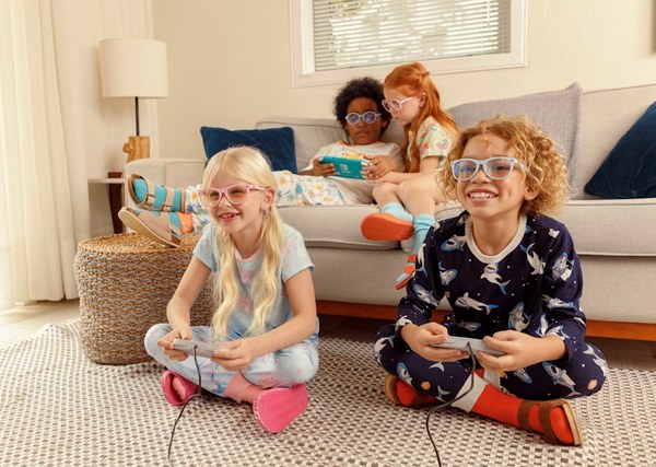 óculos anti luz azul blueflex sunkids