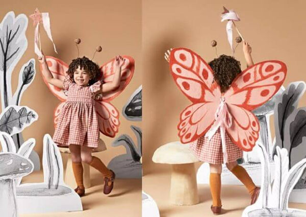 fantasias infantis fáceis para o carnaval: borboletinha