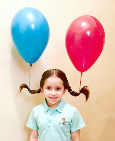 cabelo maluco de balão