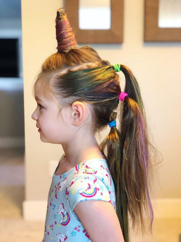 cabelo maluco de unicornio