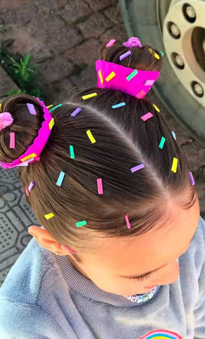cabelo maluco de donnuts