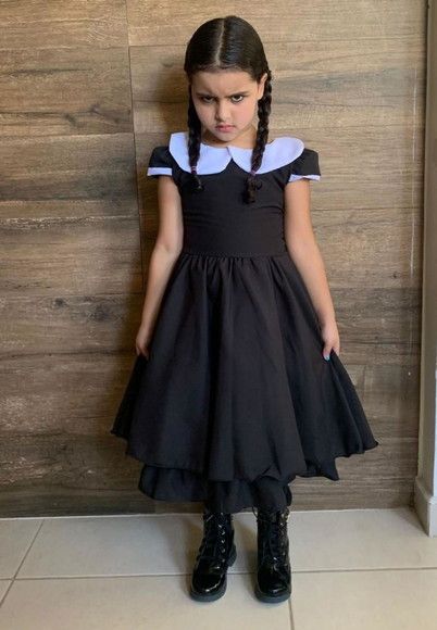 Fantasias fáceis de Halloween para meninos e meninas - wandinha