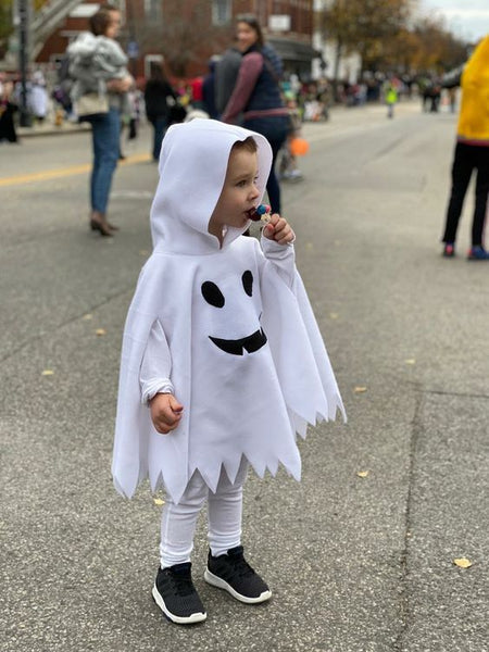 Fantasias fáceis de Halloween para meninos e meninas: fantasminha