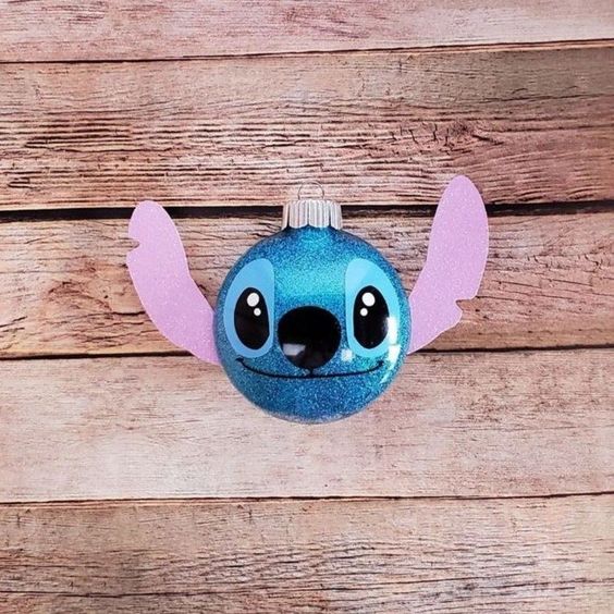 Enfeites de Natal fáceis (e baratos) para fazer com as crianças: Stitch de Natal