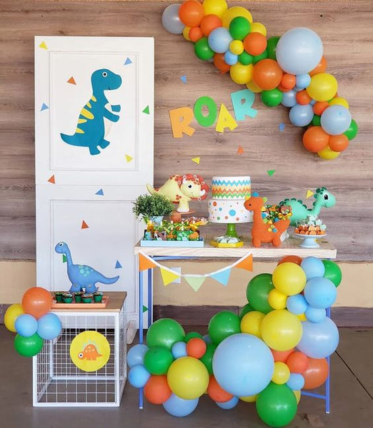 Ideias de aniversário de 1 ano para meninos: Dinossauros
