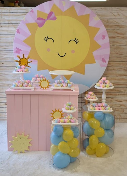 Ideias de aniversário de 1 ano para meninas: Sol