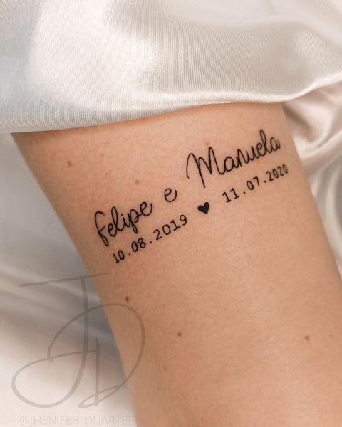  Tatuagens para homenagear filhos: Nomes e datas 