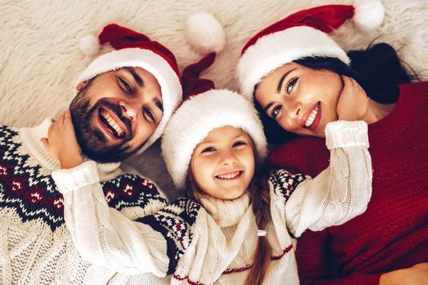 deias para ensaio de Natal em família em casa: Selfie