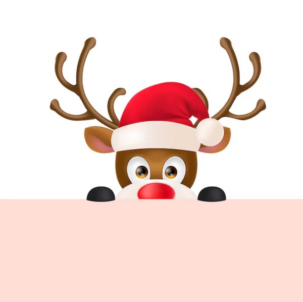 Rudolph, a rena do nariz vermelho!