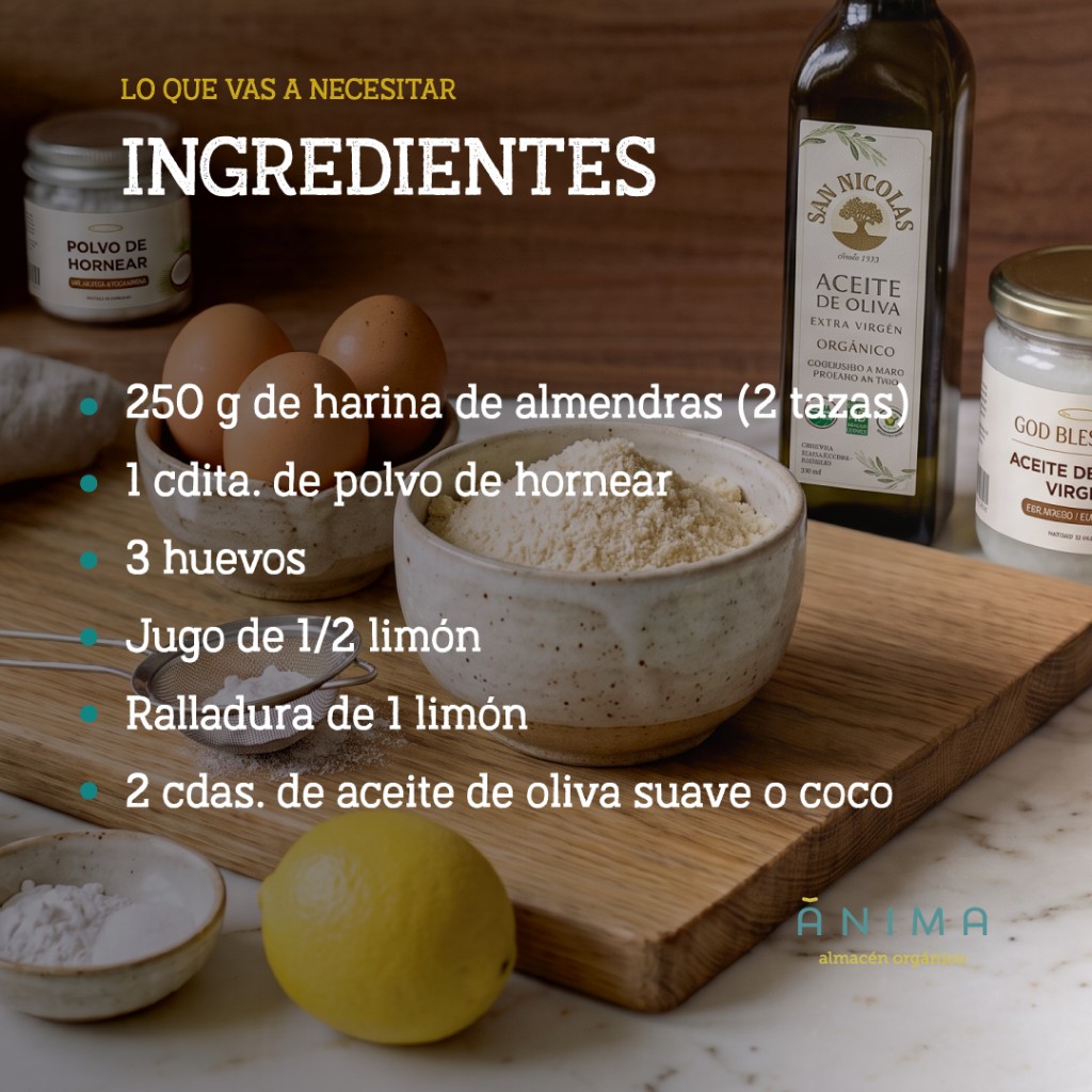 budin de limon receta saludable sin harina refinada