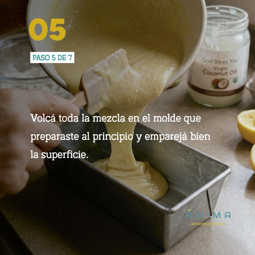 budin de limon receta saludable sin harina refinada
