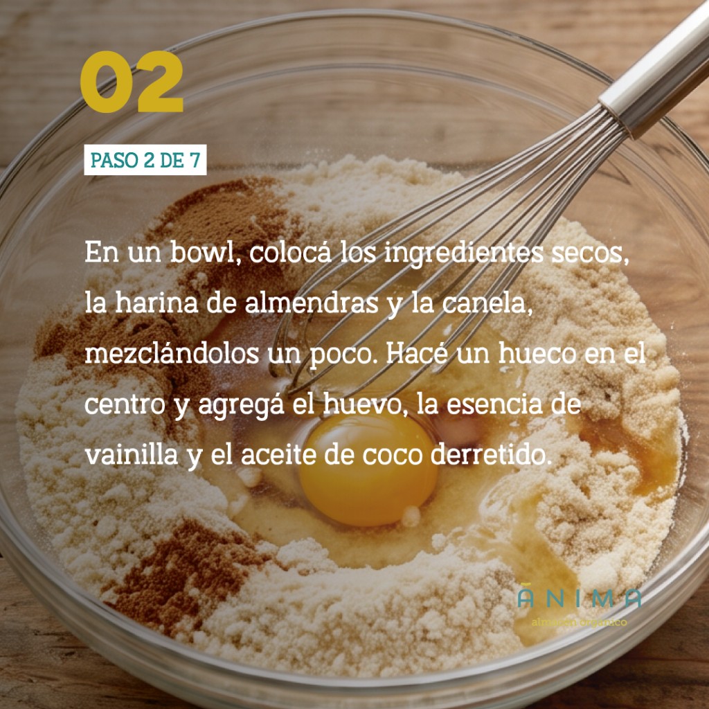 galletitas saludables con herina de almendras y canela recetanimas almacen saludable organico