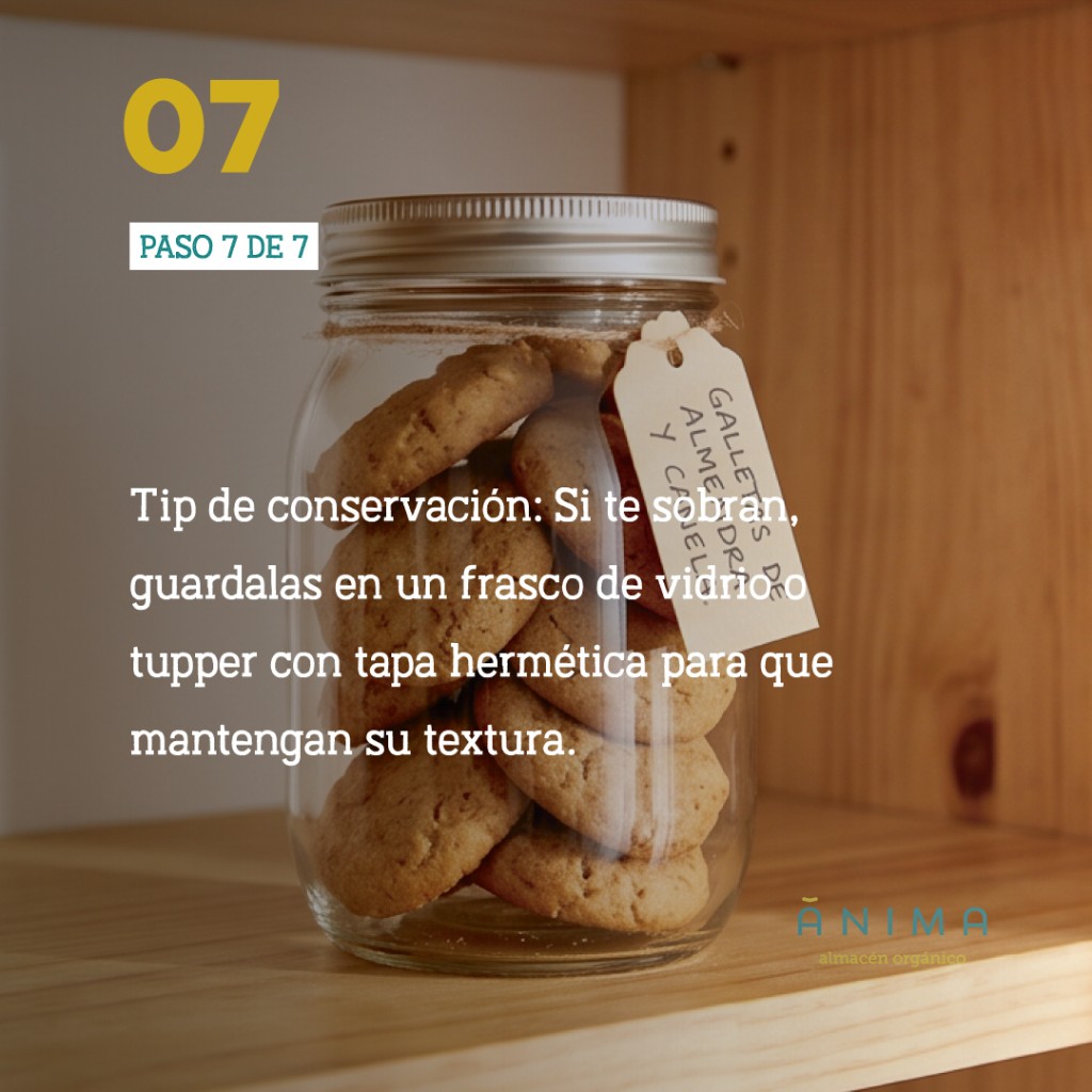 galletitas saludables con herina de almendras y canela recetanimas almacen saludable organico