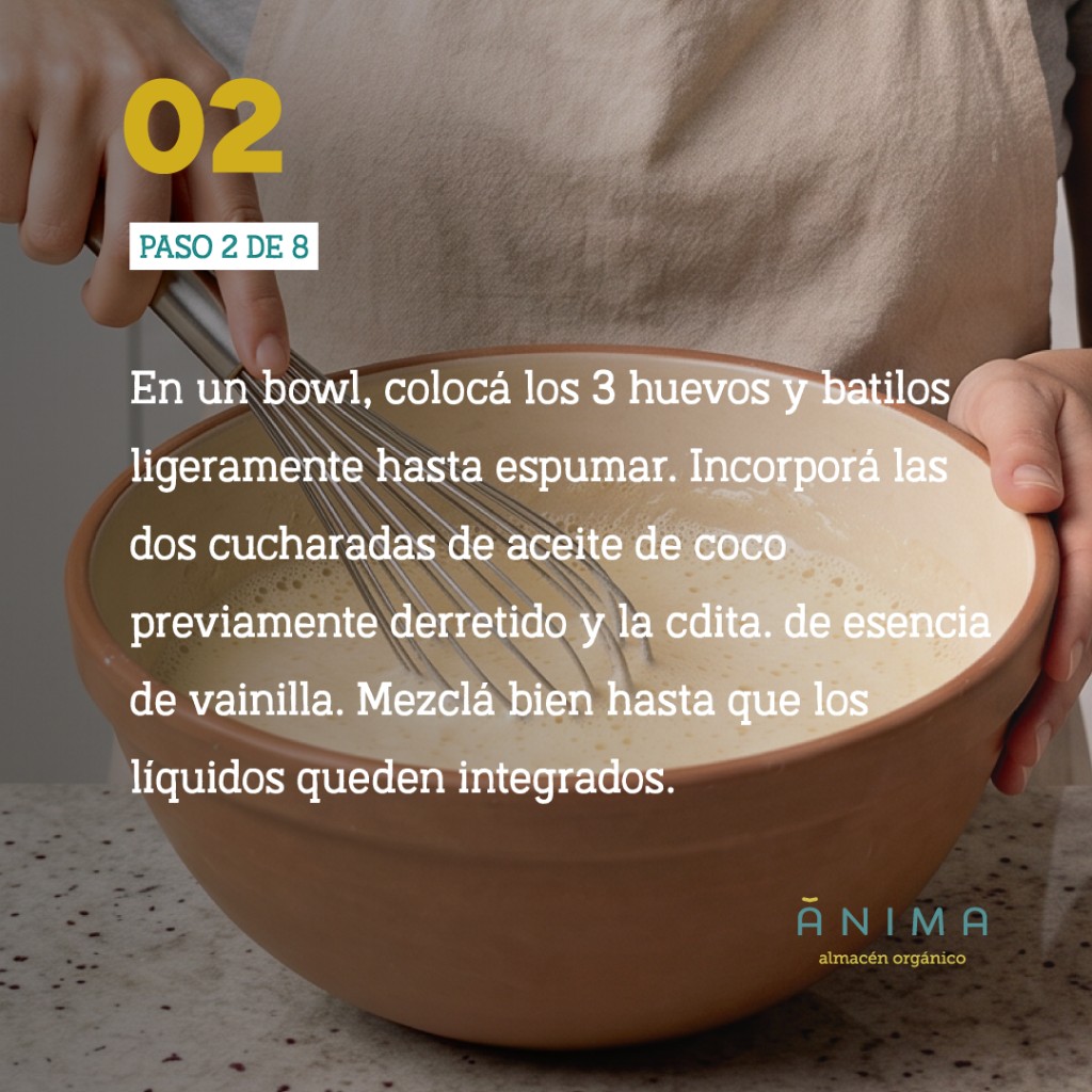 receta saludable de budin de cacao sin harina refinada recetanimas almacen saludable organico