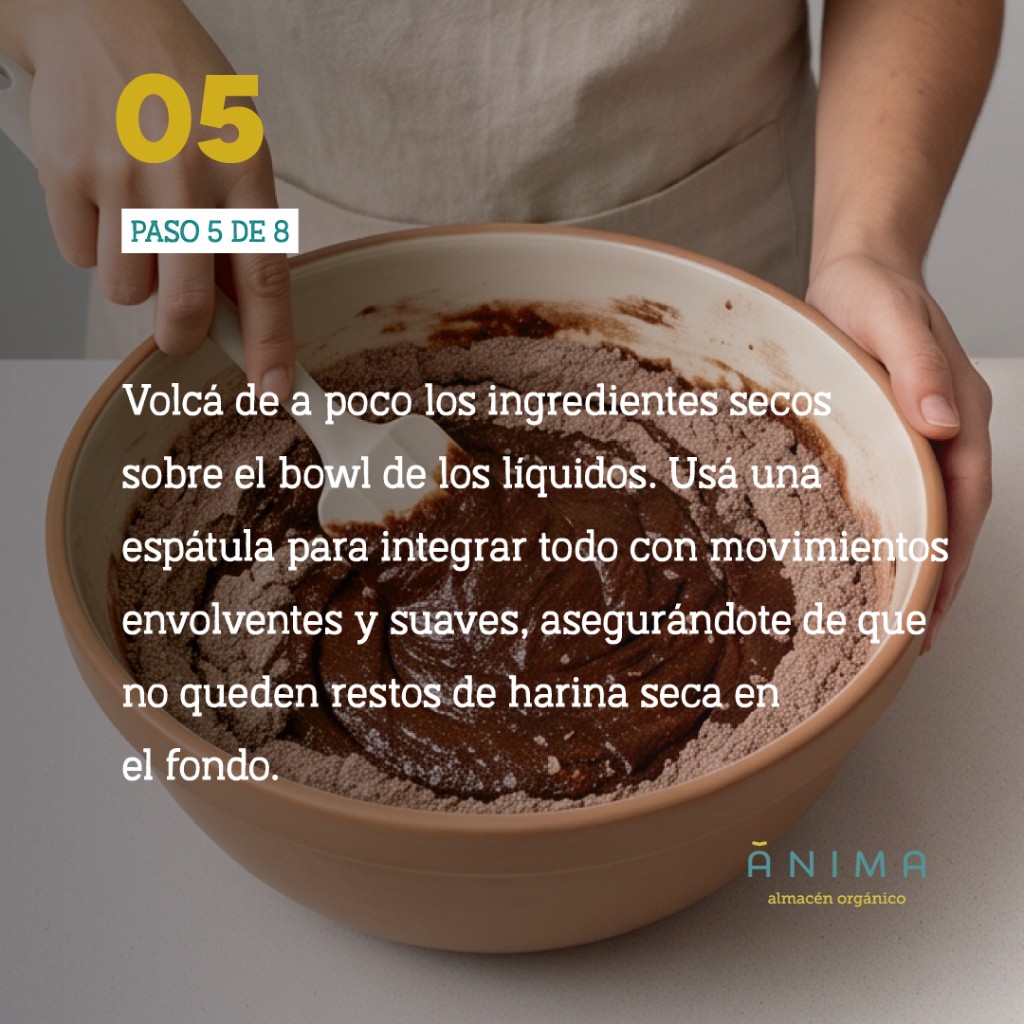 receta saludable de budin de cacao sin harina refinada recetanimas almacen saludable organico