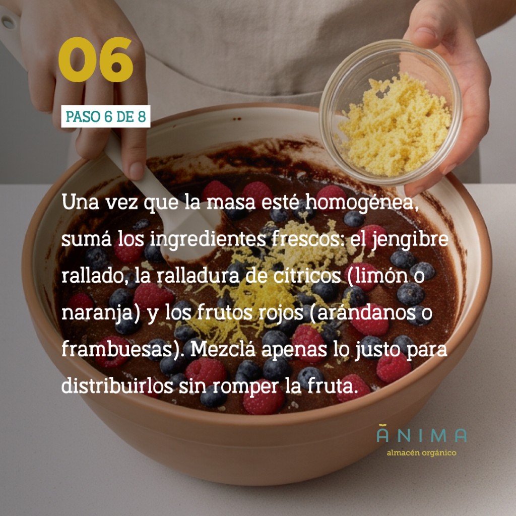 receta saludable de budin de cacao sin harina refinada recetanimas almacen saludable organico