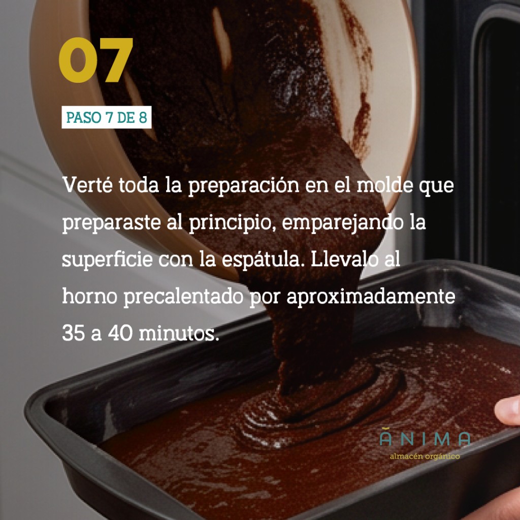 receta saludable de budin de cacao sin harina refinada recetanimas almacen saludable organico