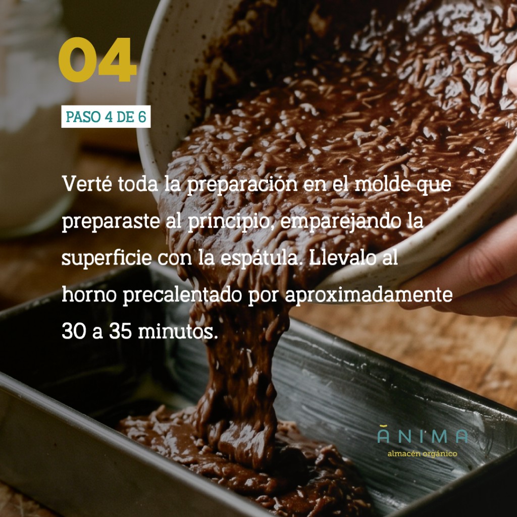 budin de coco y cacao receta saludable anima organico (