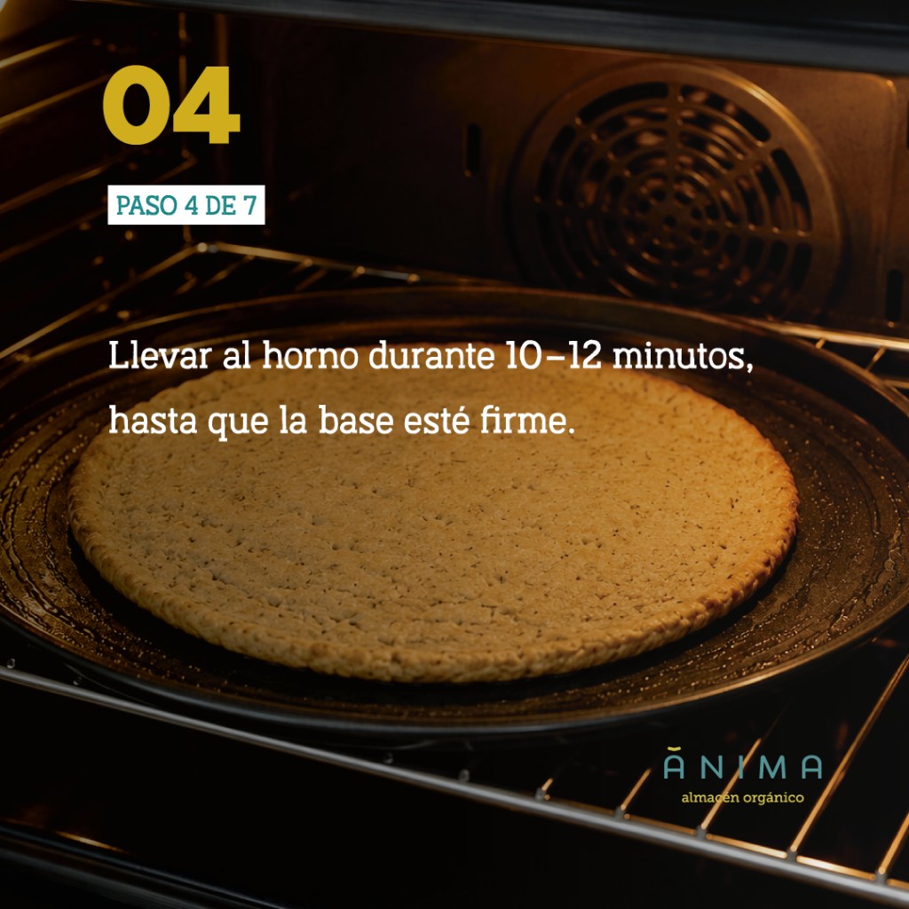 pizza sin gluten receta antiinflamatoria recetanimas anima almacen organico