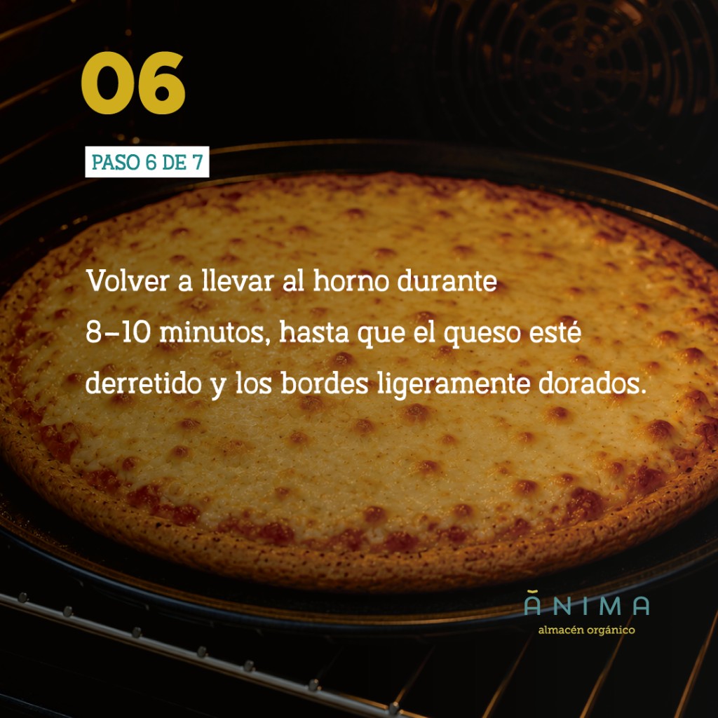 pizza sin gluten receta antiinflamatoria recetanimas anima almacen organico