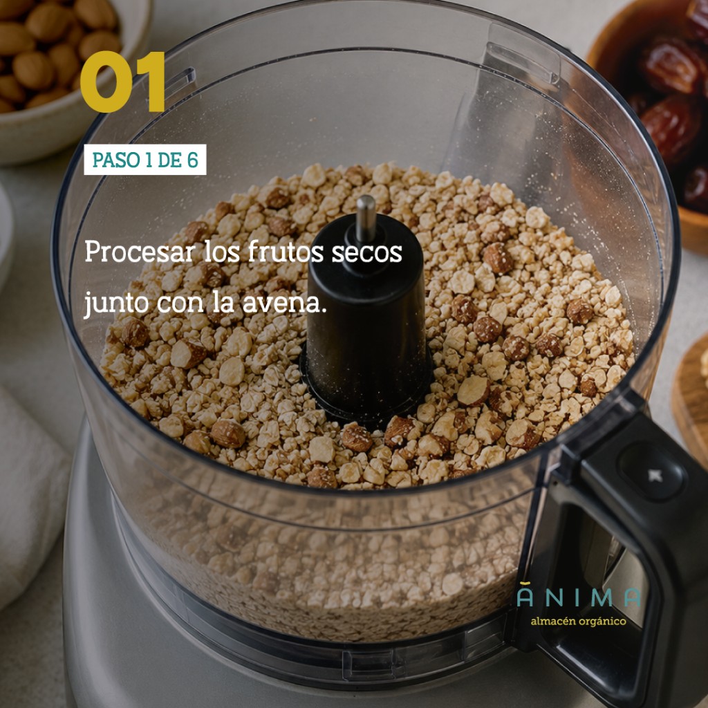 snack saludable receta bolitas de cacao y almendras recetanimas anima almacen saludable