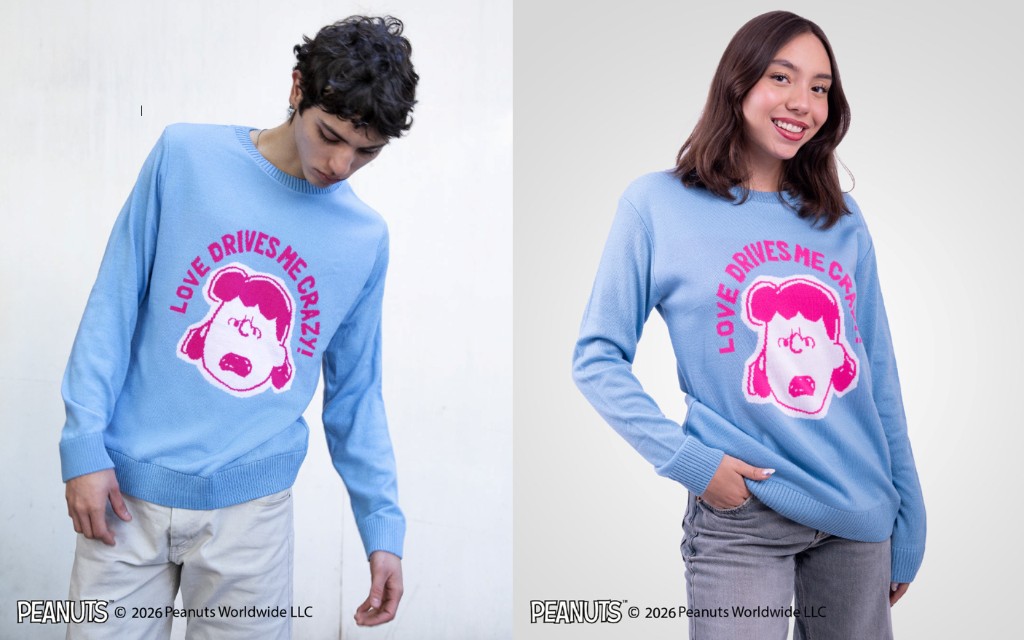 Snoopy Azul Rosa