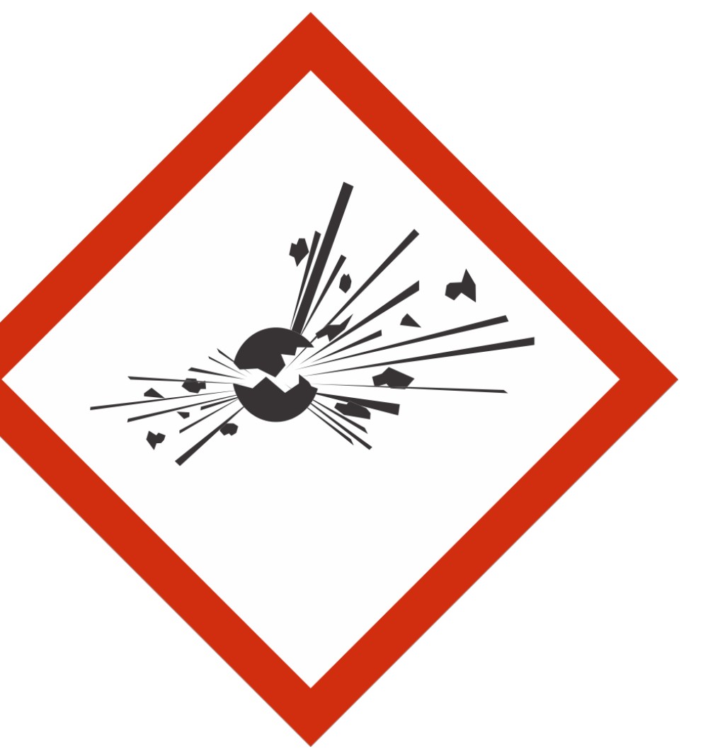 GHS01 - Explosivo
