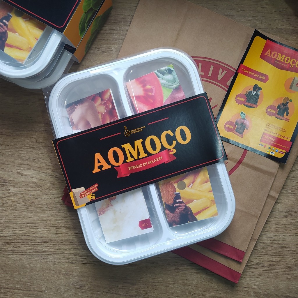 Livro "AOMO&Ccedil;O" (Experimentos Impressos, 2020)