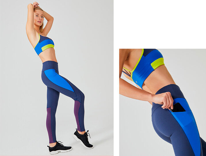 PRODUTO:  legging esportiva color block .
