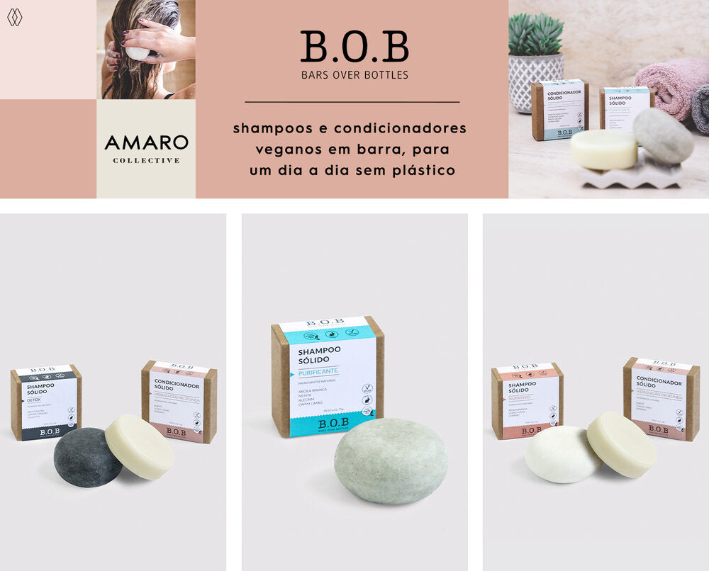 PRODUTOS:  Bob kit shampoo em barra detox condicionador em barra hidratação profunda,   Bob shampoo em barra ,  Bob kit shampoo em barra nutritivo condicionador em barra hidratação profunda.