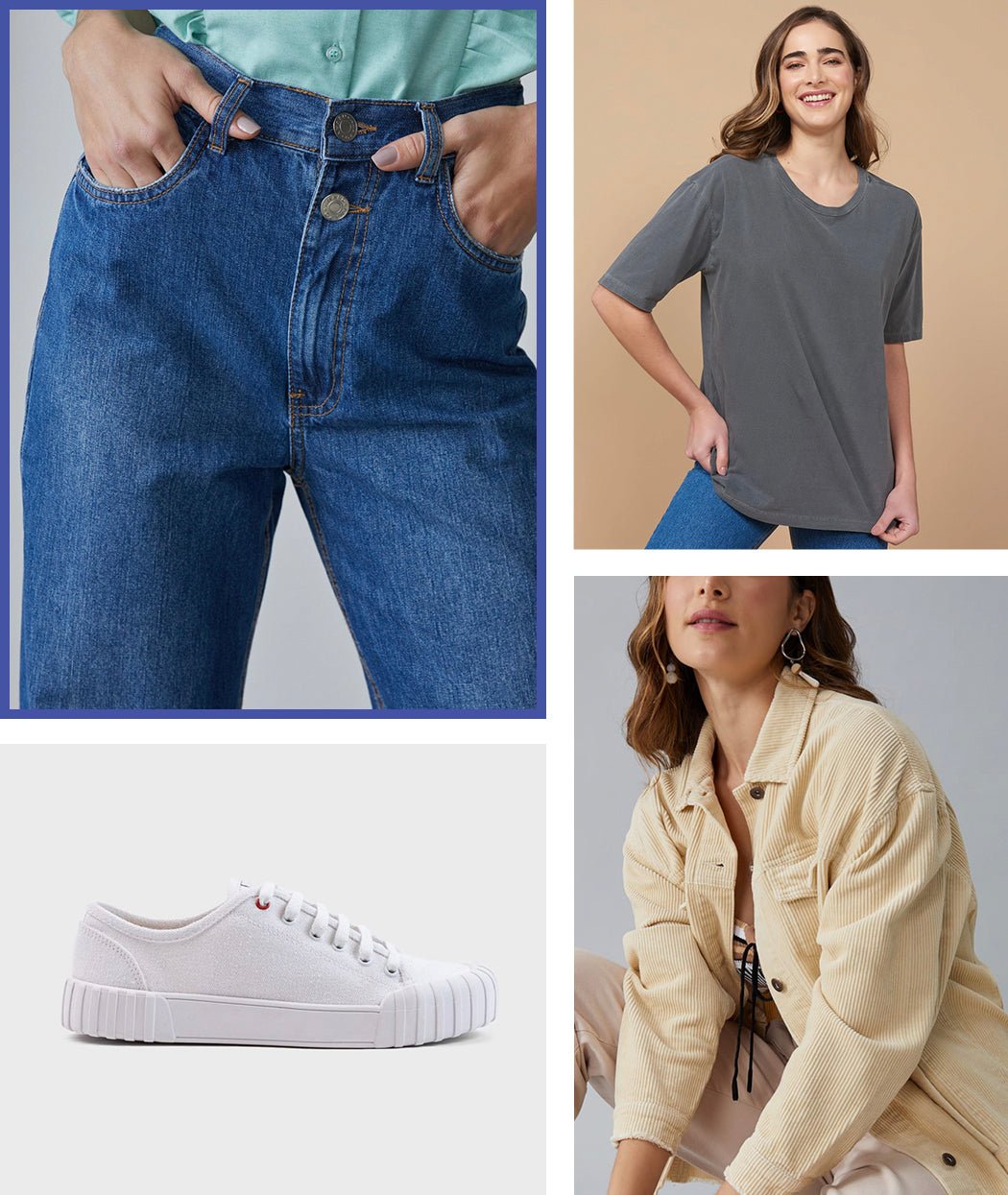Look skatista feminino com calça jeans