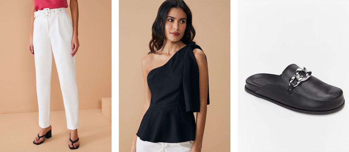 Look com clog com corrente
