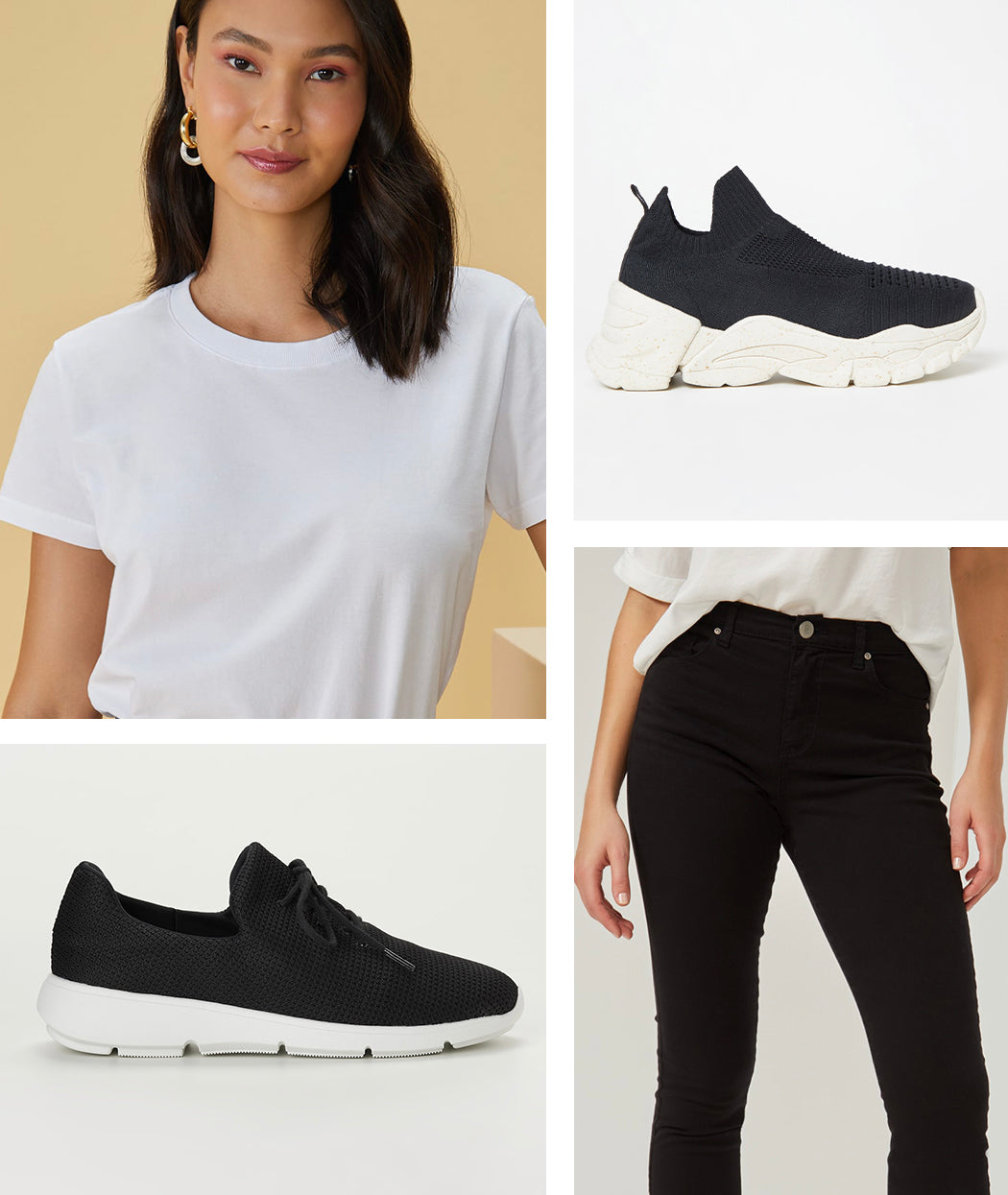 Look com Tênis Esportivo Preto