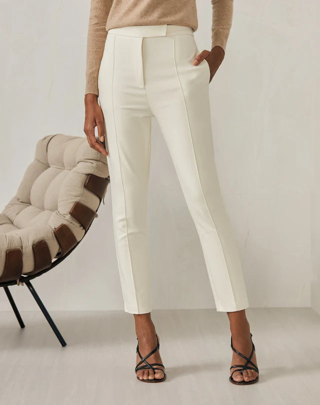 Calça Alfaiataria Essential Areia - Peça Atemporal