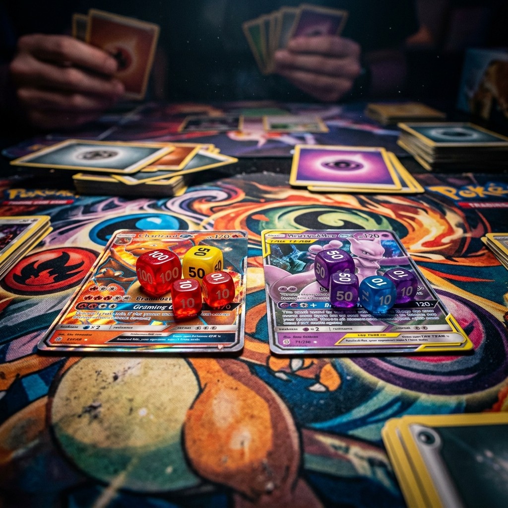 Exemplo de turno e ataque no Pok&eacute;mon TCG