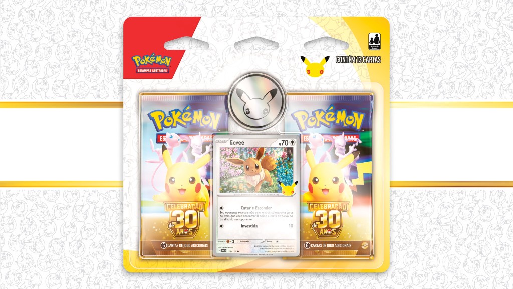 Pacotes de booster Pok&eacute;mon TCG lacrados