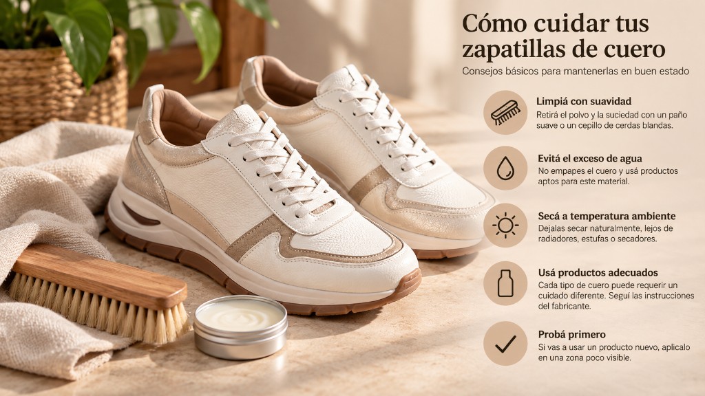 Consejos básicos para cuidar zapatillas de cuero